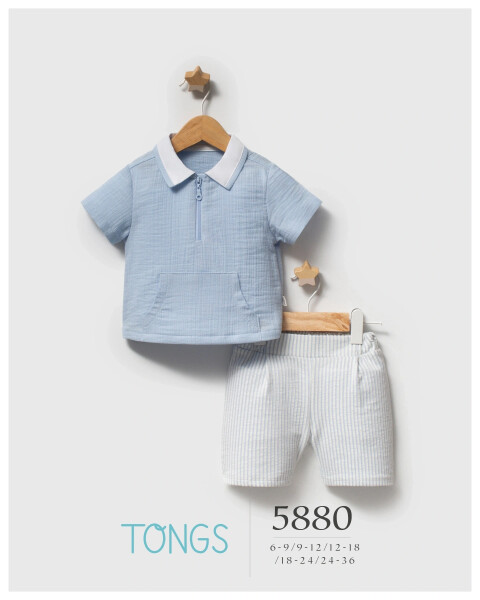 Tongs Celebration İkili Takım 5880 Mavi - Tongs Baby