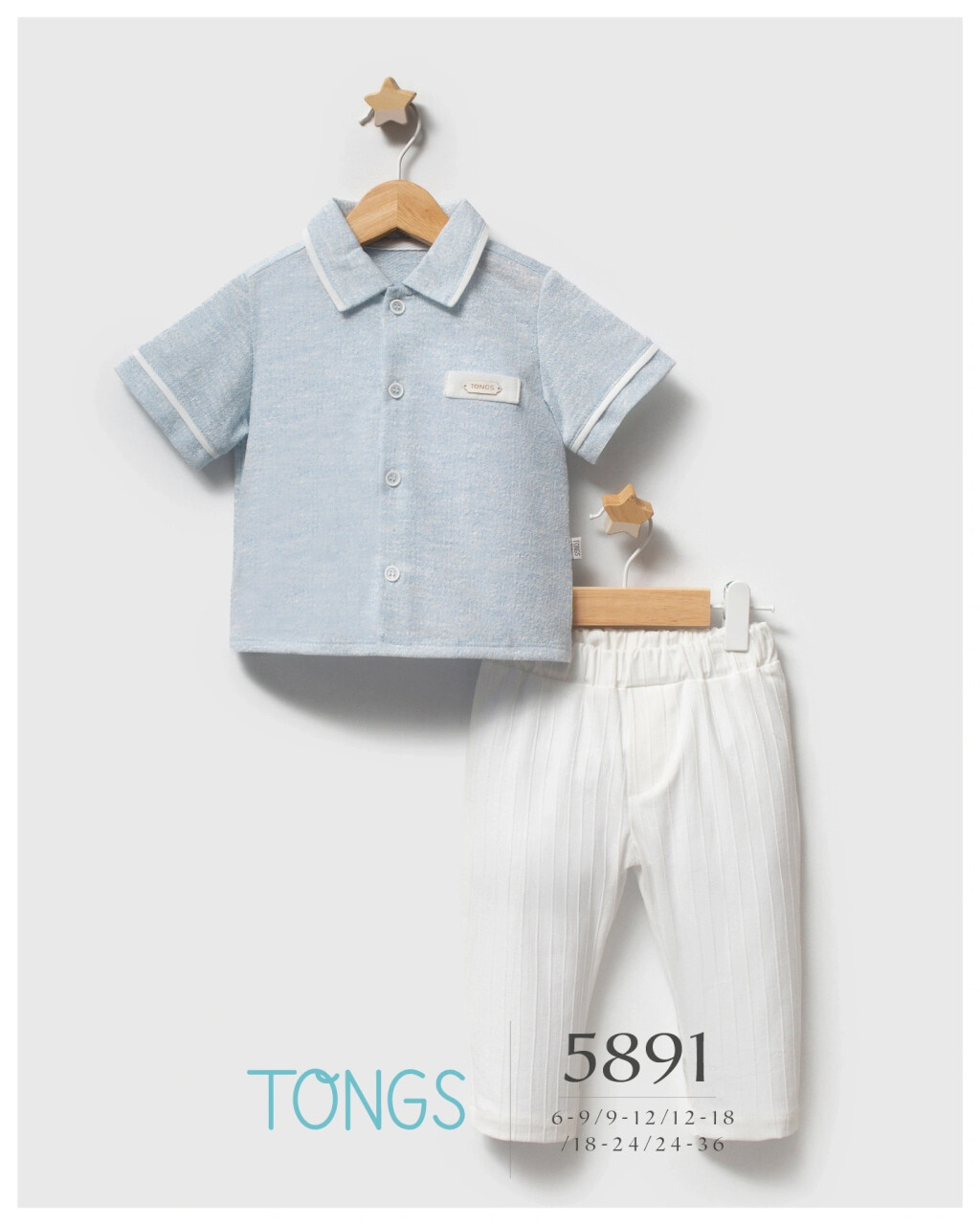 Tongs Change İkili Takım 5891 Mavi - 1