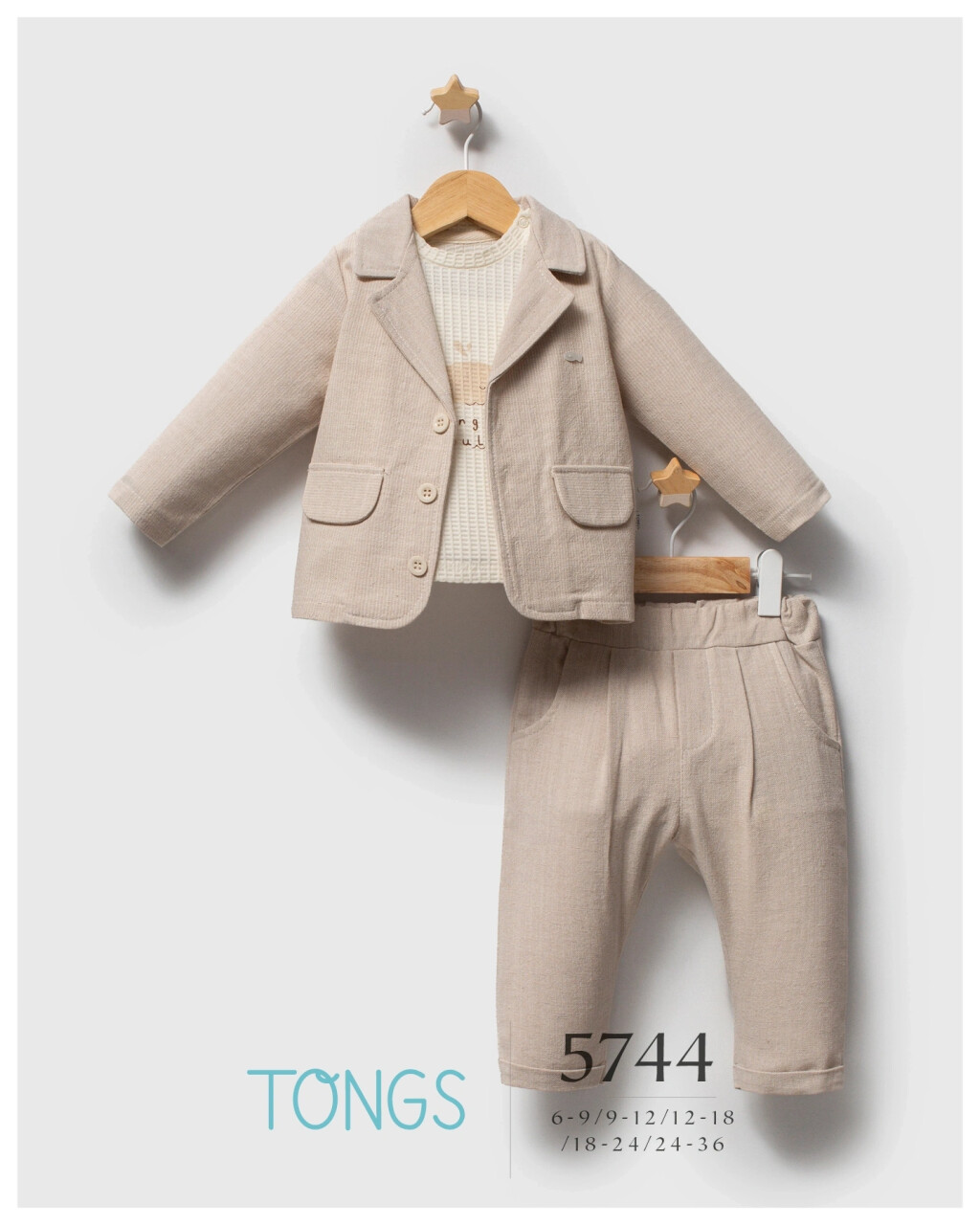 Tongs Sailing Soul 3lü Takım 5744 Bej - 1