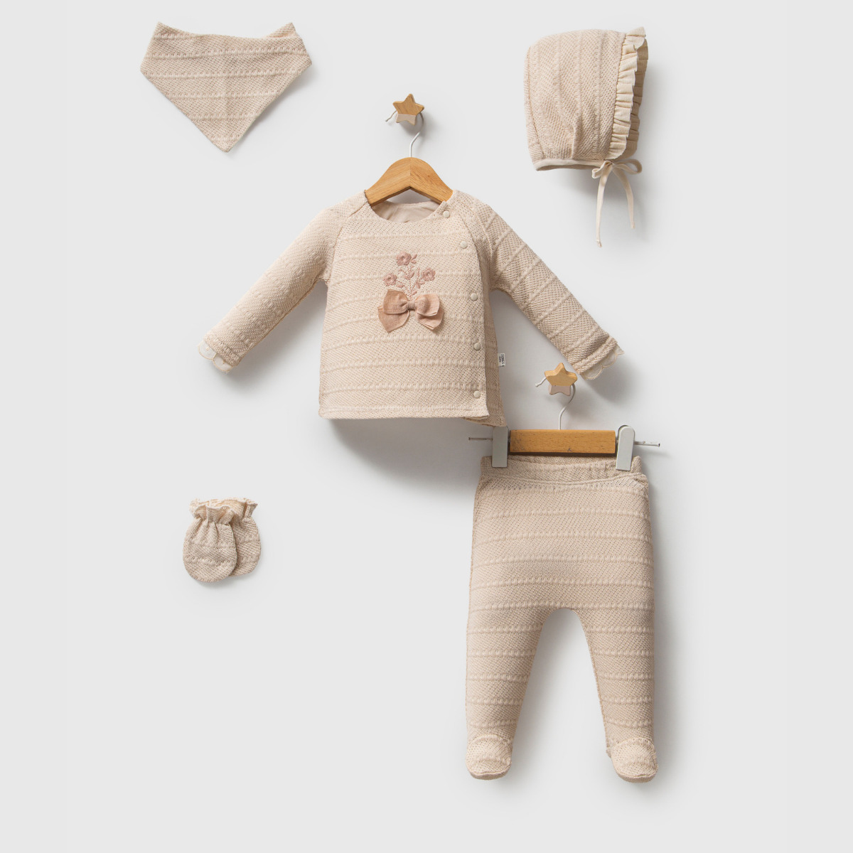 Tongs Baby Magic Forest 5'li Hastane Çıkışı 5645 Krem - 1