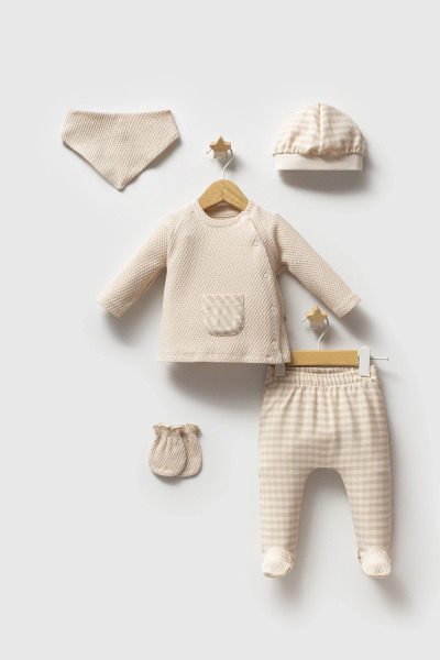 Tongs Baby College 5'li Hastane Çıkışı 5585 Kahverengi - Tongs Baby