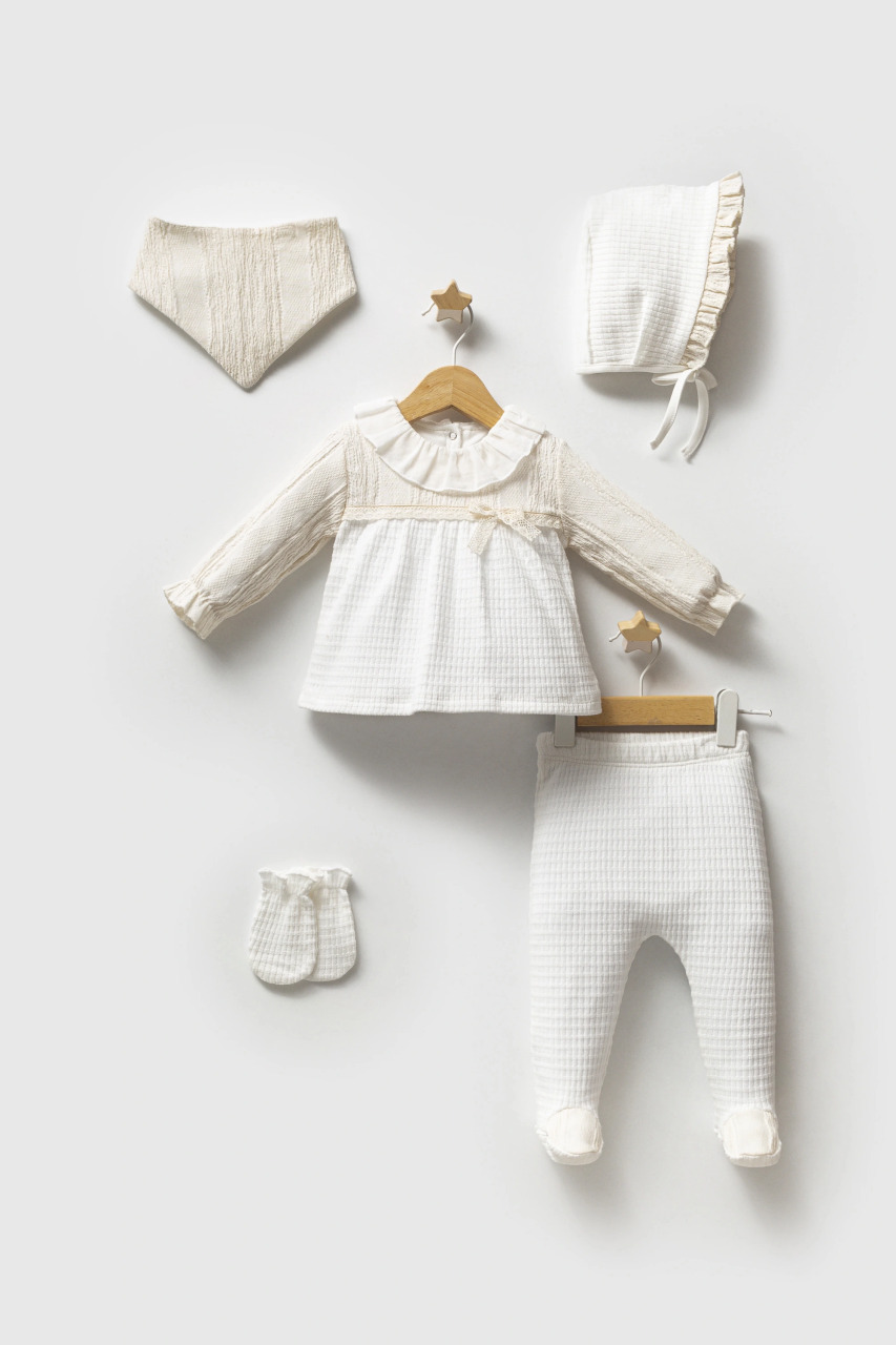 Tongs Baby Authentic 5'li Zıbın Takım Ekru - 1