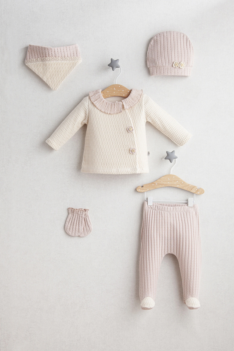 Tongs Baby Daisy Dream 5'Li Zıbın Set 5464 Pudra - 1