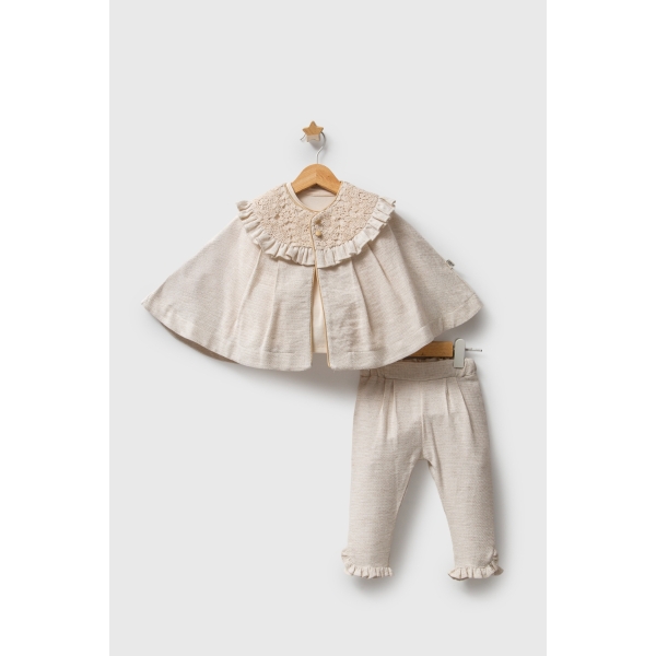 Tongs Baby 3'lü Takım 8014 Ekru - Tongs Baby