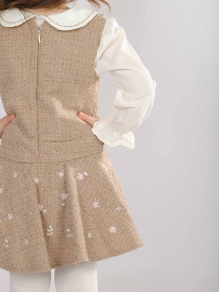 Kız Çocuk Elbise 1-5 Yaş 4727 Pembe - 2