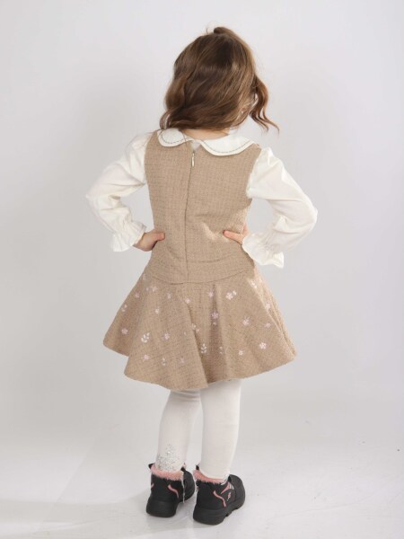 Kız Çocuk Elbise 1-5 Yaş 4727 Pembe - 5