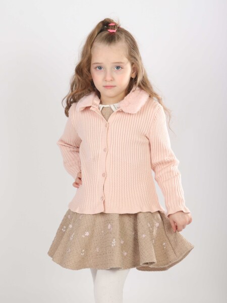 Kız Çocuk Elbise 1-5 Yaş 4727 Pembe - 6