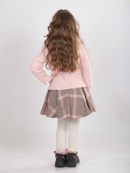 Kız Çocuk Elbise 1-5 Yaş 4815 Pembe - 2