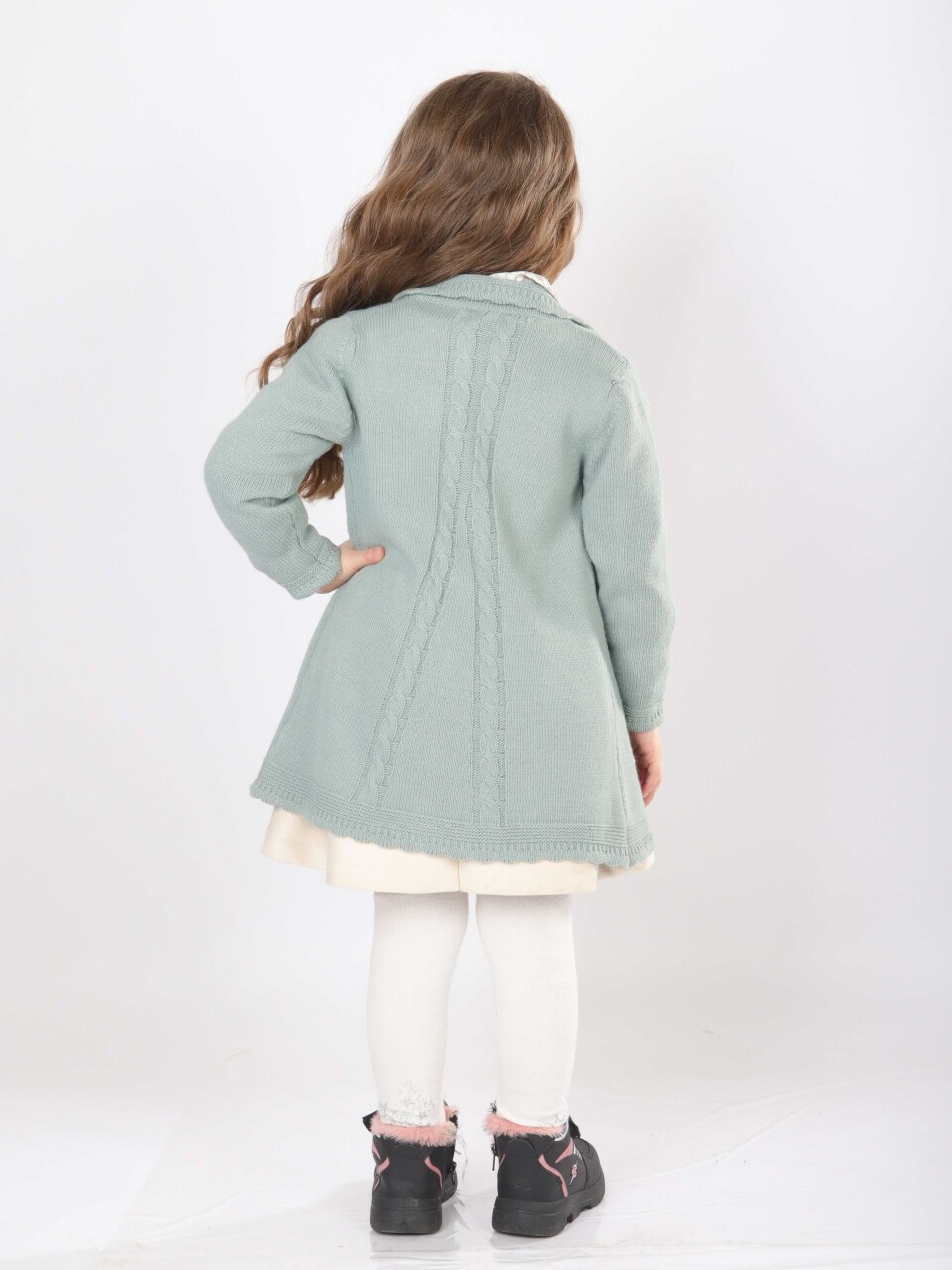 Kız Çocuk Elbise 1-5 Yaş 4828 Mint - 2