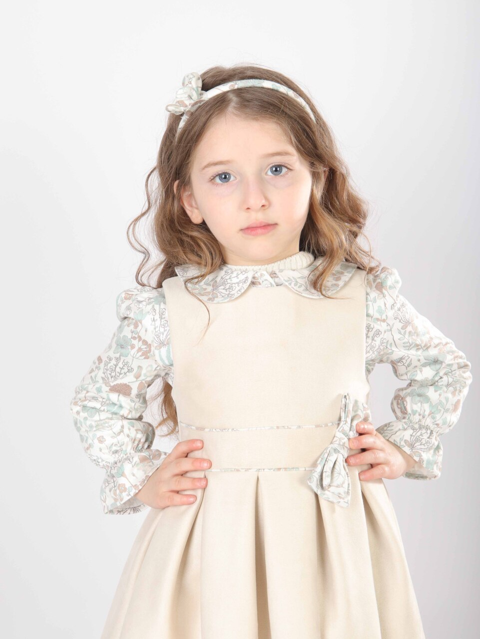 Kız Çocuk Elbise 1-5 Yaş 4828 Mint - 6