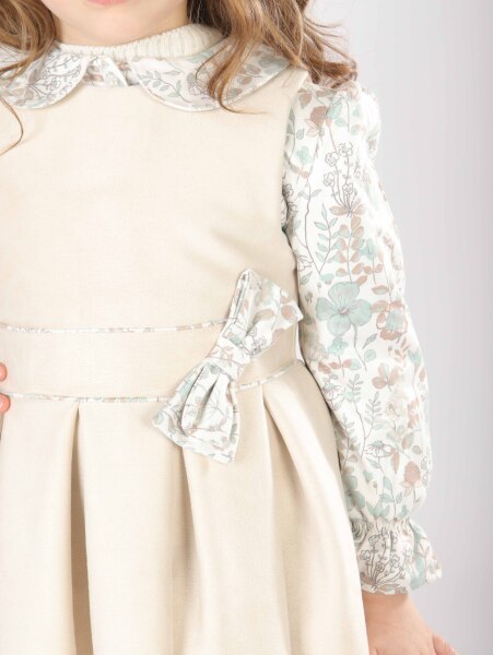 Kız Çocuk Elbise 1-5 Yaş 4828 Mint - 8