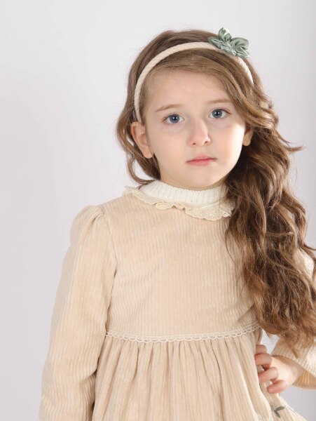 Kız Çocuk Elbise 1-5 Yaş 4801 Mint - 2