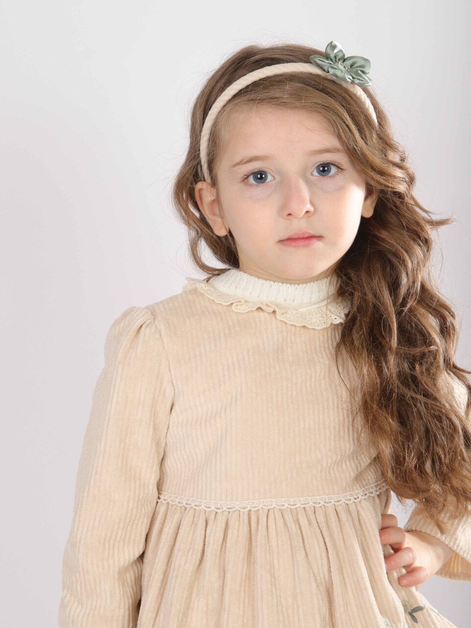 Kız Çocuk Elbise 1-5 Yaş 4801 Mint - 2