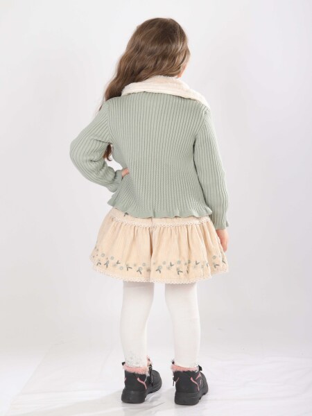 Kız Çocuk Elbise 1-5 Yaş 4801 Mint - 3