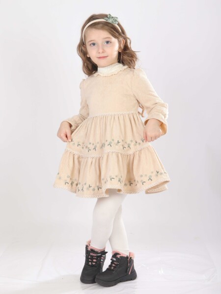 Kız Çocuk Elbise 1-5 Yaş 4801 Mint - 9