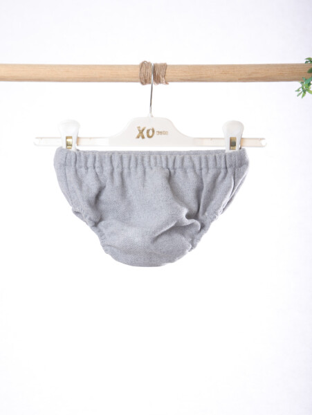 Kız Çocuk Elbise 3-12 Ay 4125 Gri - 3