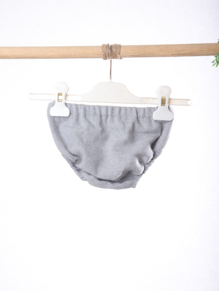 Kız Çocuk Elbise 3-12 Ay 4125 Gri - 4