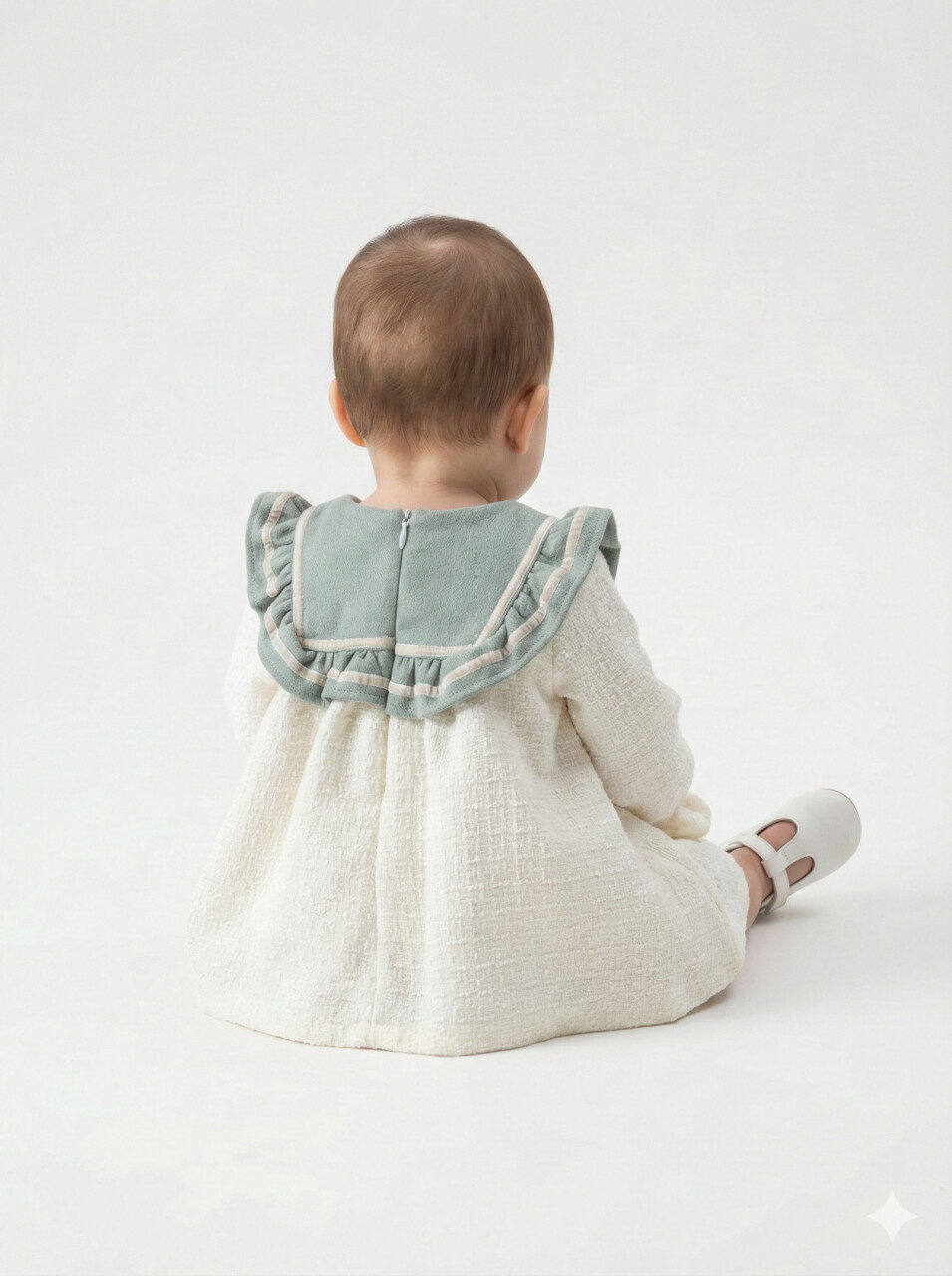 Kız Çocuk Elbise 3-12 Ay 4792 Mint - 2