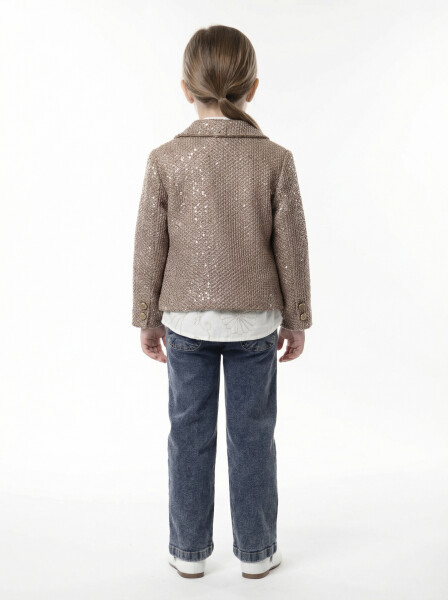 Kız Çocuk Alt Üst Takım 3-7 Yaş 4752 Kahverengi - 2