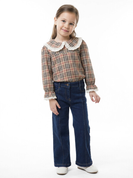 Kız Çocuk 3'lu Alt Üst Takım 3-7 Yaş 4777 Kırmızı - 3