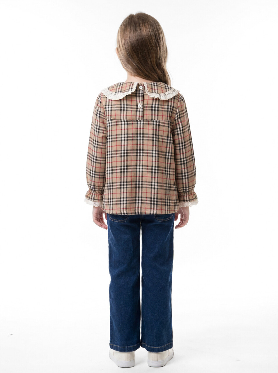 Kız Çocuk 3'lu Alt Üst Takım 3-7 Yaş 4777 Kırmızı - 5