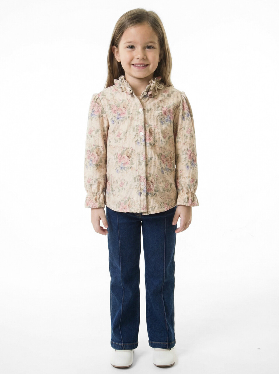 Kız Çocuk 3'lu Alt Üst Takım 3-7 Yaş 4774 Pembe - 3