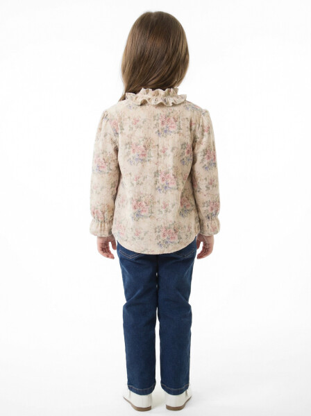 Kız Çocuk 3'lu Alt Üst Takım 3-7 Yaş 4774 Pembe - 4