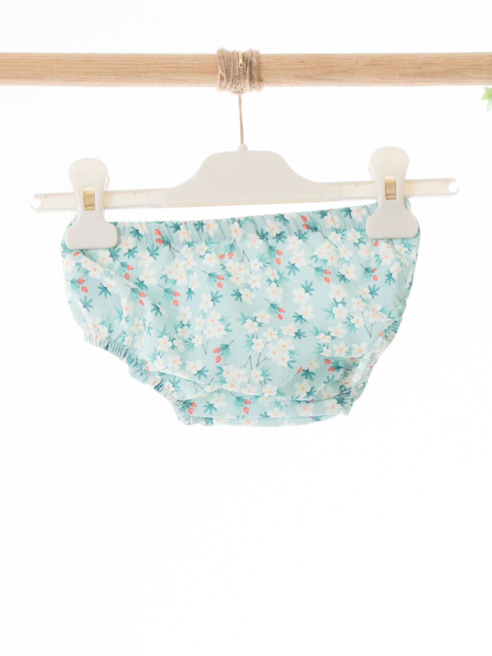 Külotlu Kız Çocuk Elbise 3-12 Ay 5129 Turkuaz - 6