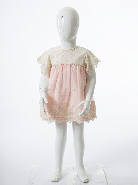 Kız Çocuk Yazlık Elbise 6-36 Ay 5211 Pembe - 3