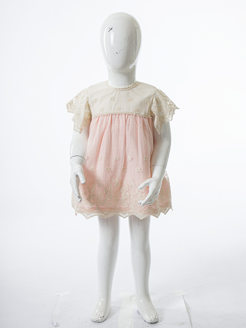 Kız Çocuk Yazlık Elbise 6-36 Ay 5211 Pembe - 3