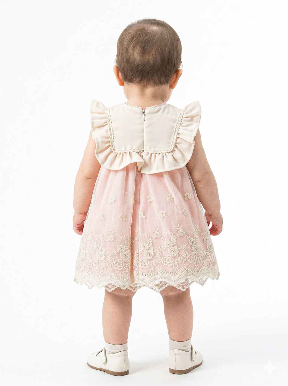 Kız Çocuk Yazlık Elbise 3-12 Ay 5122 Pembe - 2