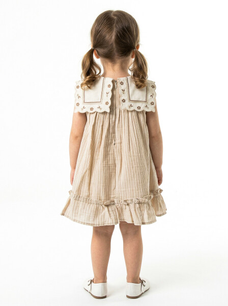Kız Çocuk Yazlık Elbise 6-36 Ay 5212 Bej - 2