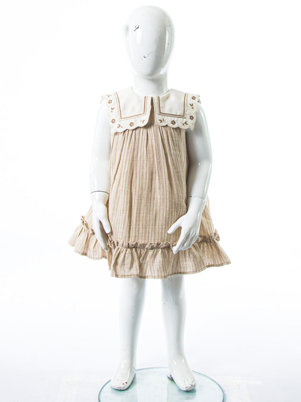 Kız Çocuk Yazlık Elbise 6-36 Ay 5212 Bej - 3