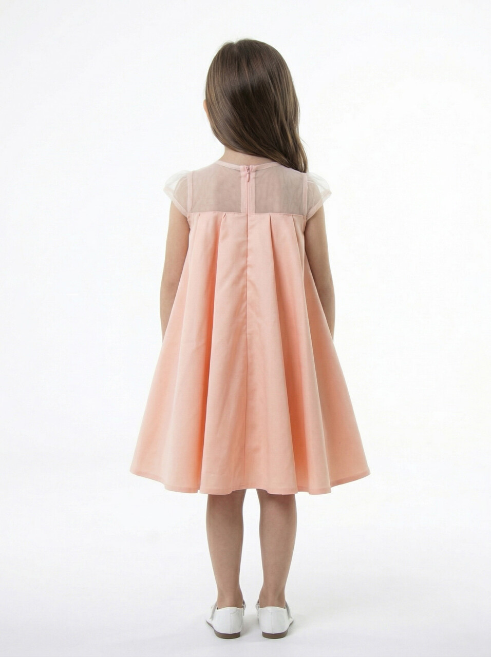 Kız Çocuk Yazlık Elbise 2-6 Yaş 1804 Coral - 2