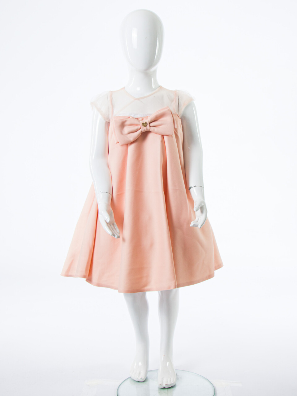 Kız Çocuk Yazlık Elbise 2-6 Yaş 1804 Coral - 3