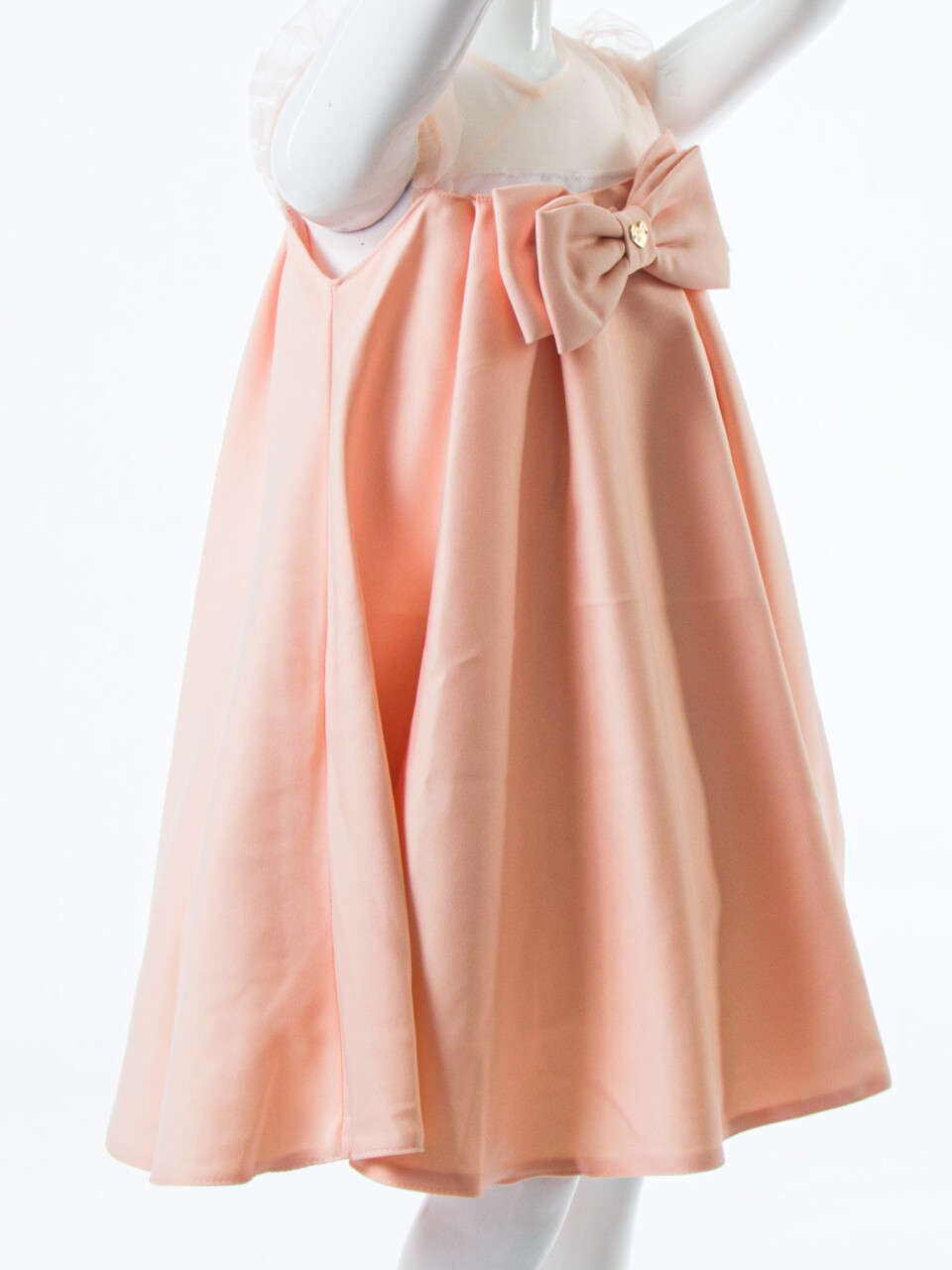 Kız Çocuk Yazlık Elbise 2-6 Yaş 1804 Coral - 4