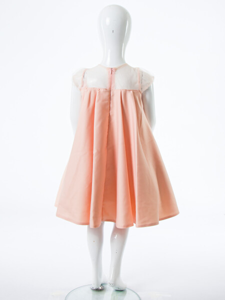 Kız Çocuk Yazlık Elbise 2-6 Yaş 1804 Coral - 5