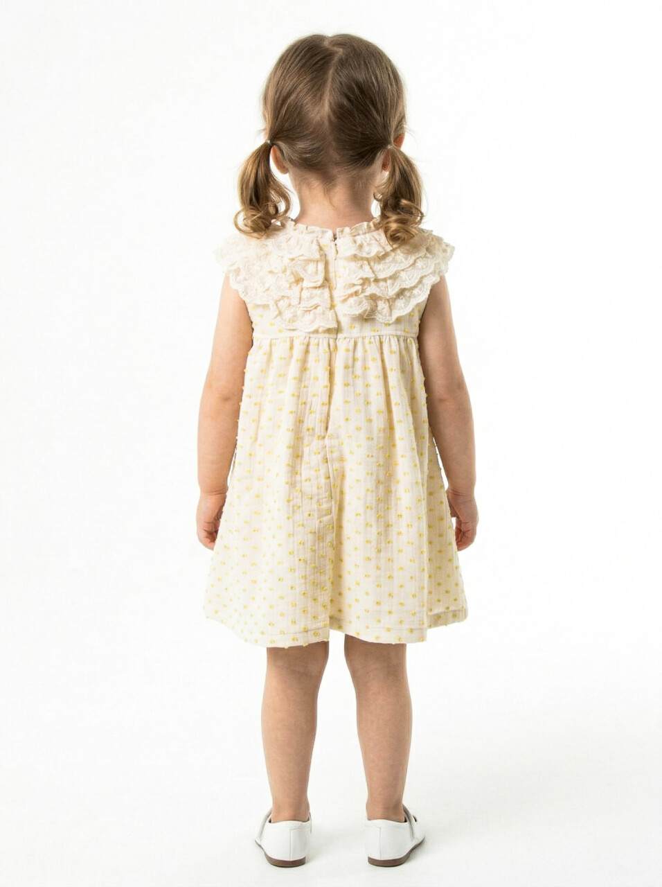 Kız Çocuk Yazlık Elbise 6-36 Ay 5216 Bej - 2
