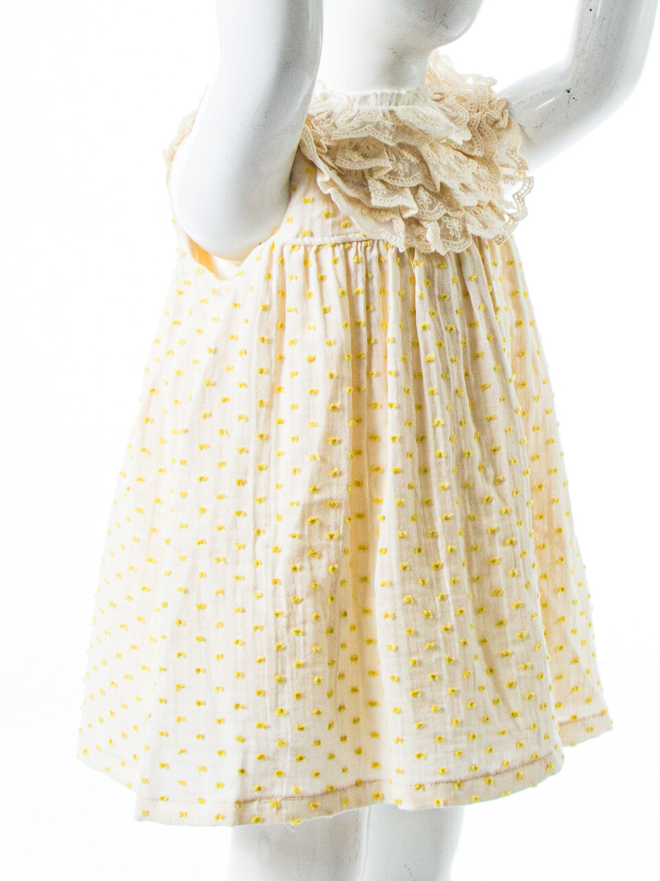 Kız Çocuk Yazlık Elbise 6-36 Ay 5216 Bej - 4