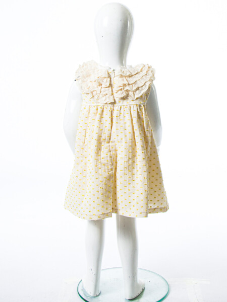 Kız Çocuk Yazlık Elbise 6-36 Ay 5216 Bej - 5