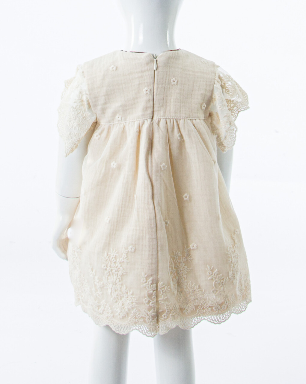 Kız Çocuk Yazlık Elbise 6-36 Ay 5220 Bej - 5