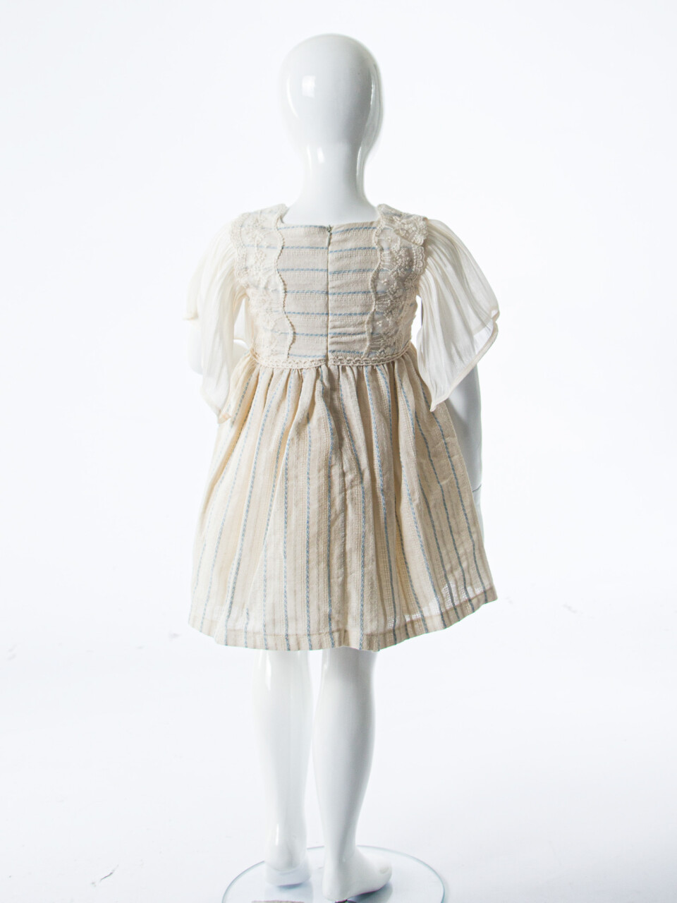 Kız Çocuk Yazlık Elbise 1-5 Yaş 5159 Bej - 5