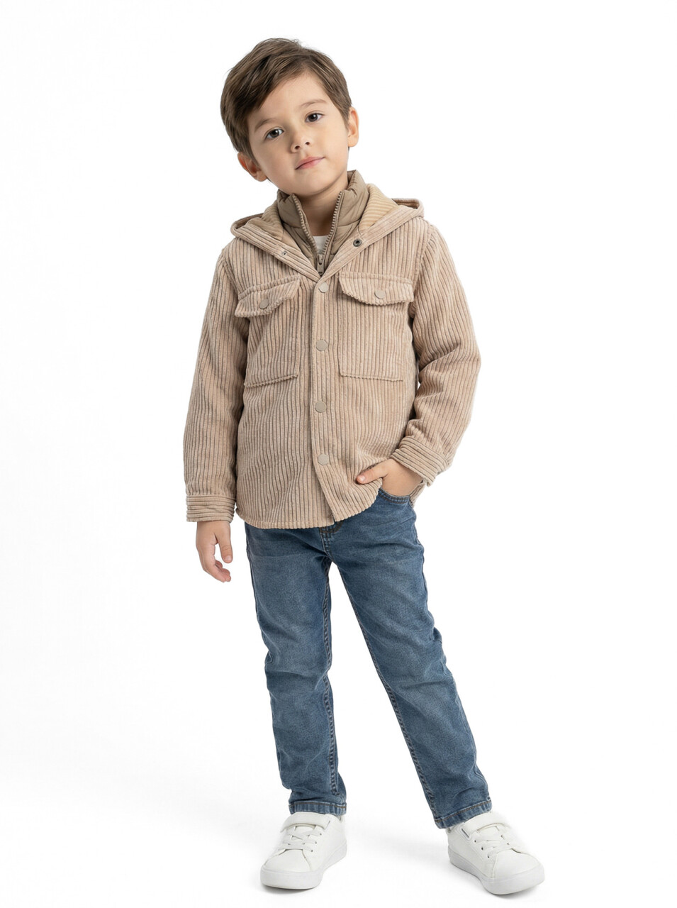 Boy's top and bottom set, ages 3-8, 2760 - 3