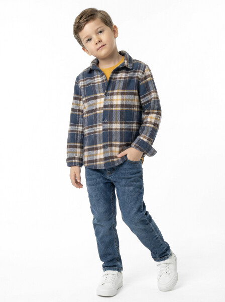 Erkek Çocuk Alt Üst Takım 1-5 Yaş 2614 Gri - 4