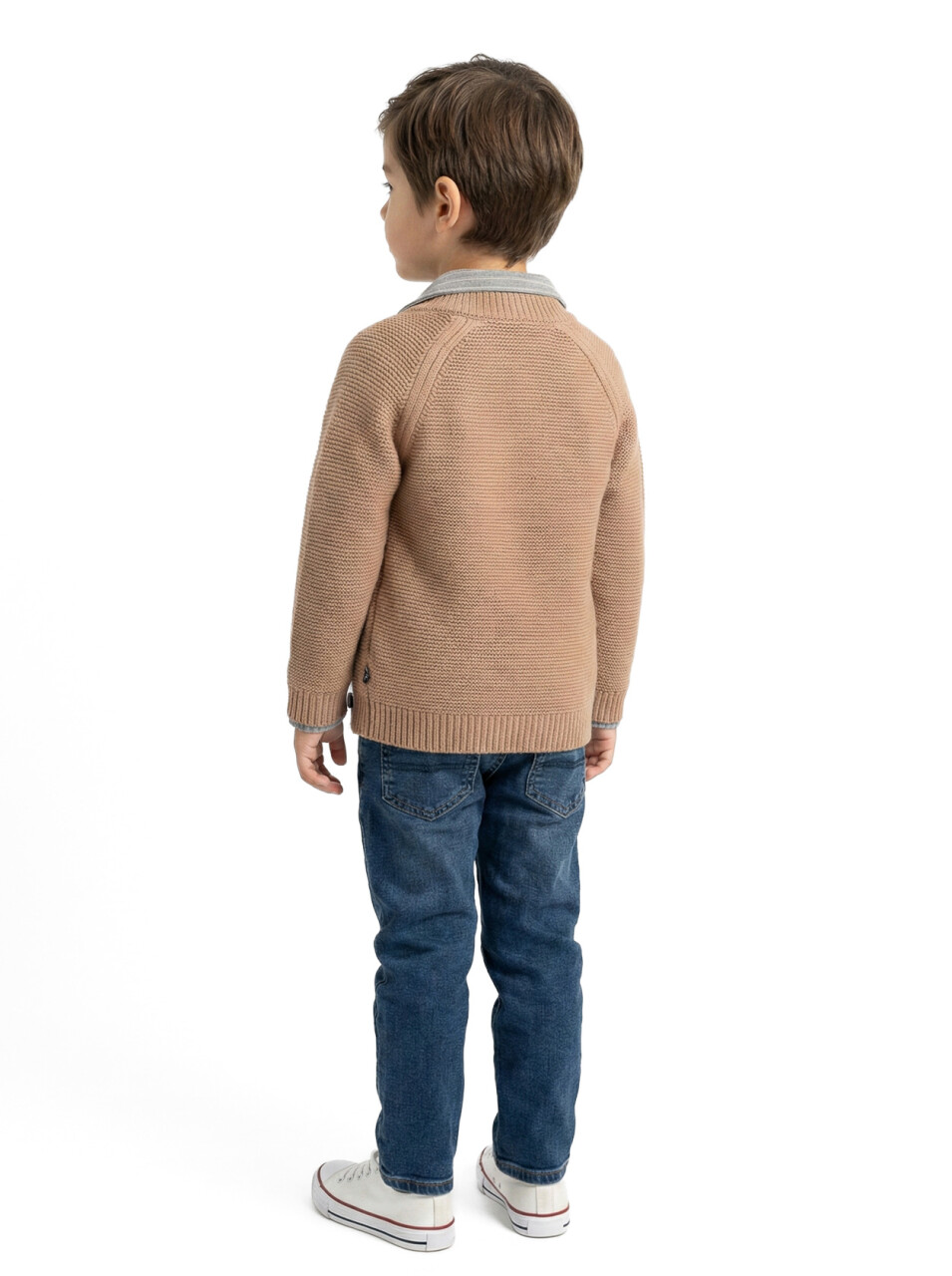 Erkek Çocuk Alt Üst Takım 1-5 Yaş 2583 Kahverengi - 2