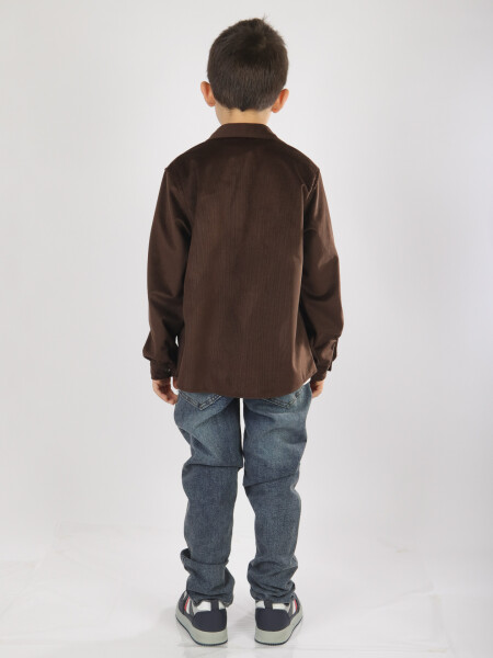 Erkek Çocuk Alt Üst Takım 8-13 Yaş 2925 Kahverengi - 6