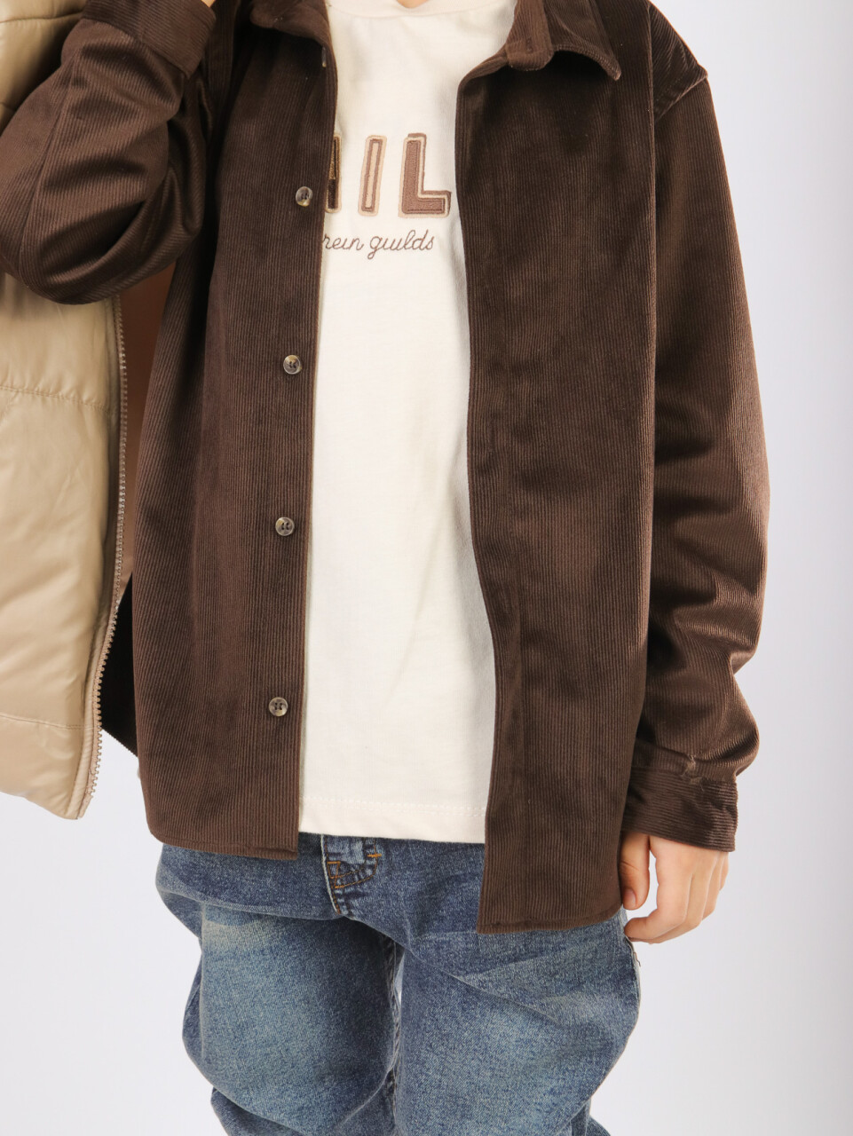 Erkek Çocuk Alt Üst Takım 8-13 Yaş 2925 Kahverengi - 9