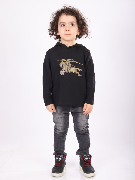 Erkek Çocu Alt Üst Takım 6-36 Ay 2501 Bej - Siyah - 3