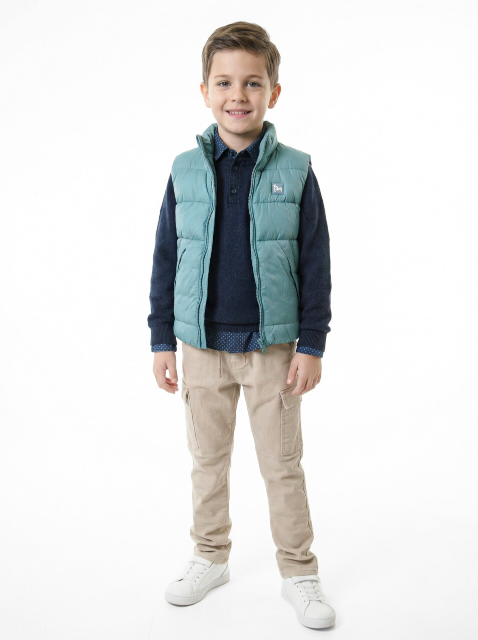 Erkek Çocuk 3'lu Alt Üst Takım 3-8 Yaş 2782 Mavi - Lacivert - 1