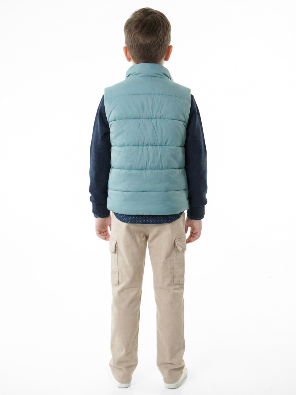 Erkek Çocuk 3'lu Alt Üst Takım 3-8 Yaş 2782 Mavi - Lacivert - 2